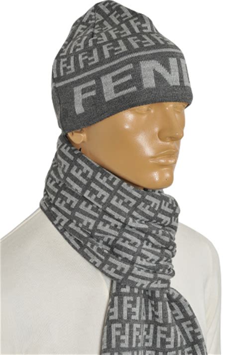 fendi baseball caps|Fendi hat and scarf set.